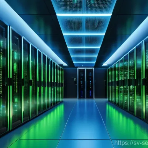 Home 25 컨테이너 환경의 접근 제어 모범 사례 - **Prompt 1: Zero Trust Data Sanctuary**
A highly detailed, futuristic data center environment. T...