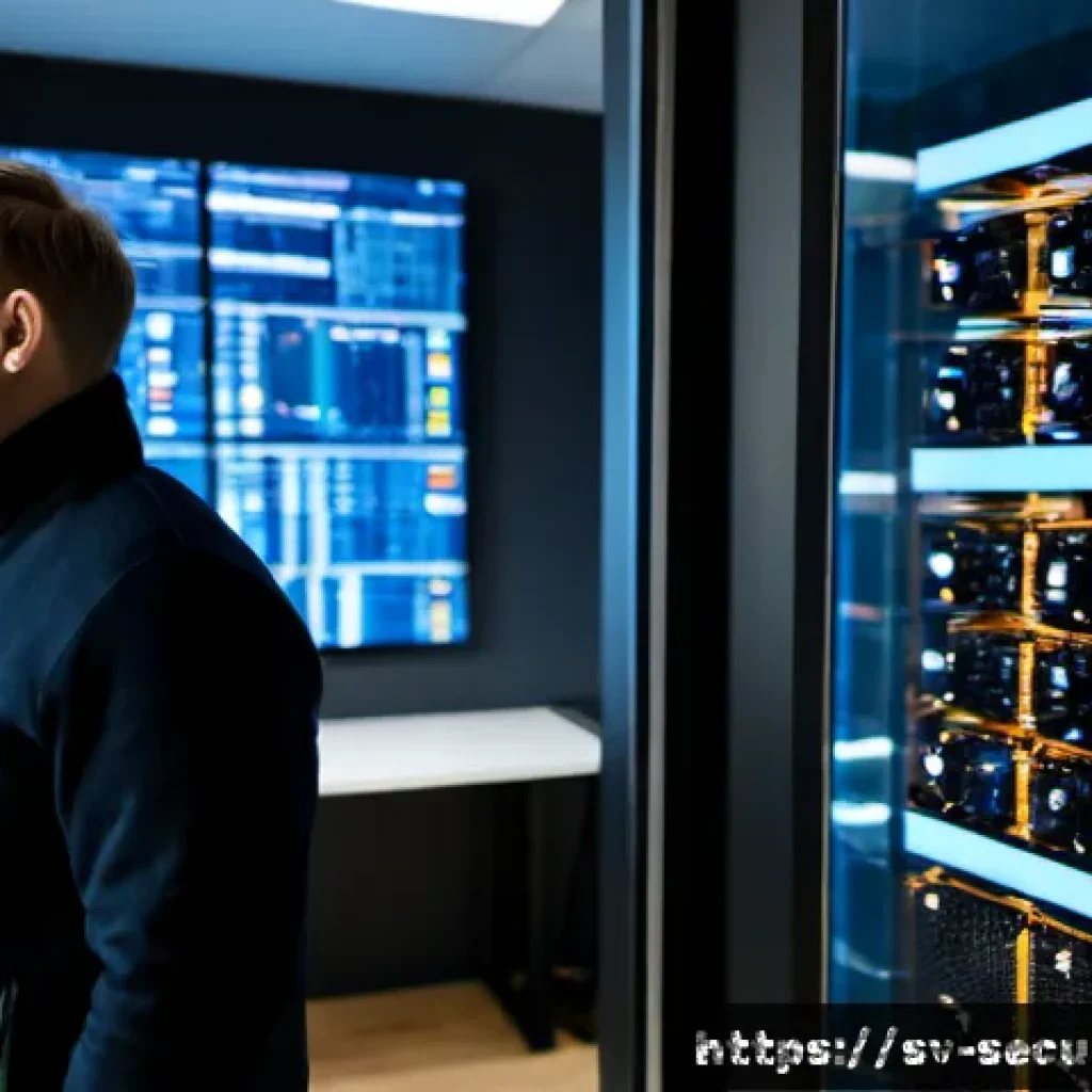 컨테이너 보안에 대한 이해와 접근법 - Photorealistic Nordic technology office in Stockholm, a Swedish cybersecurity engineer in smart casu...